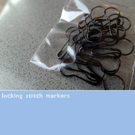 編織小工具 | 葫蘆型別針 - 黑色 